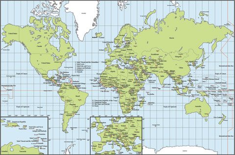 World  Quiz on World Map